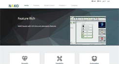 Desktop Screenshot of nako.co.za